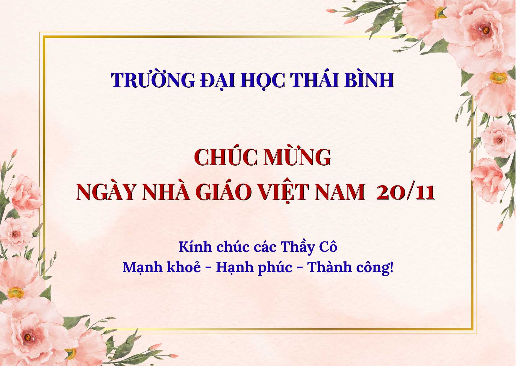 CHÀO MỪNG 43 NĂM NGÀY NHÀ GIÁO VIỆT NAM (20/11/1982 – 20/11/2025) 
